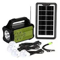 Многофункциональный Фонарь Лампа Solar lighting system GD-8075 |10000 mAh GS227