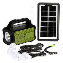 Багатофункціональний Ліхтар Лампа Solar lighting system GD-8075 |10000 mAh YU227