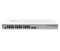 MikroTik CRS326-24G-2S+RM 24-портовий керований L2