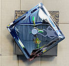 Душова лійка 200х200мм Globus Lux STQ-0200 (нержавіюча сталь) хром, фото 2