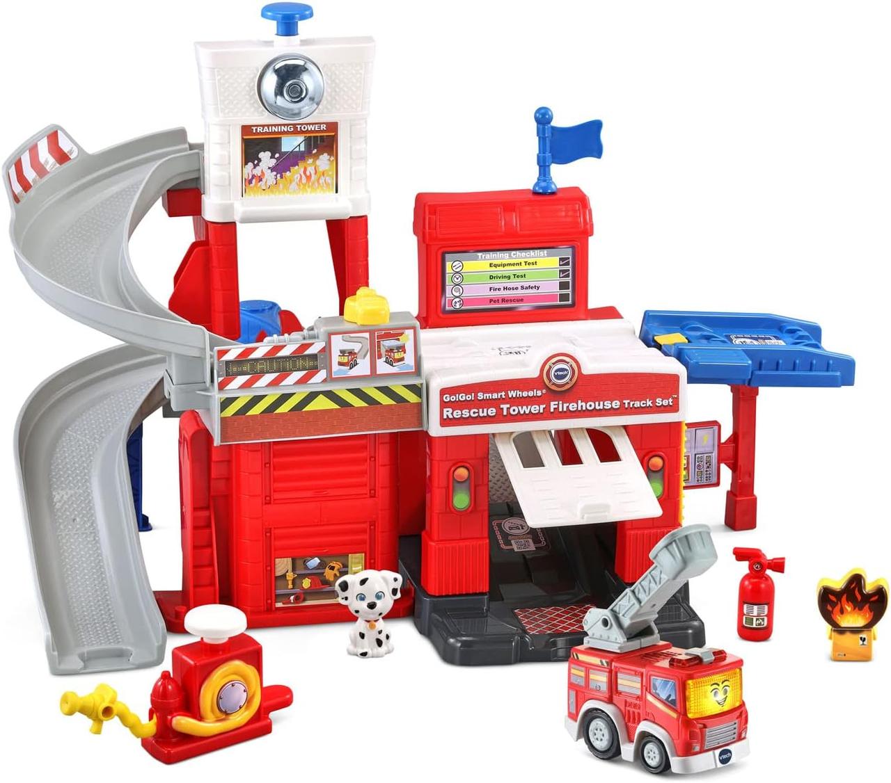 Ігровий набір VTech Go! Go! Smart Wheels Rescue Tower Firehouse Пожежна рятувальна станція (80-543000)