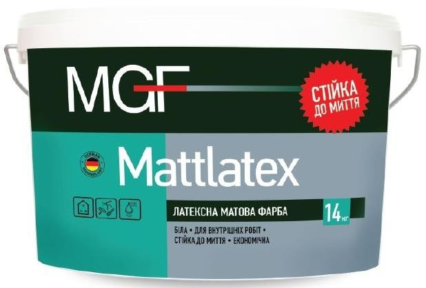 MGF M 100 Фарба латексна матова 14 кг