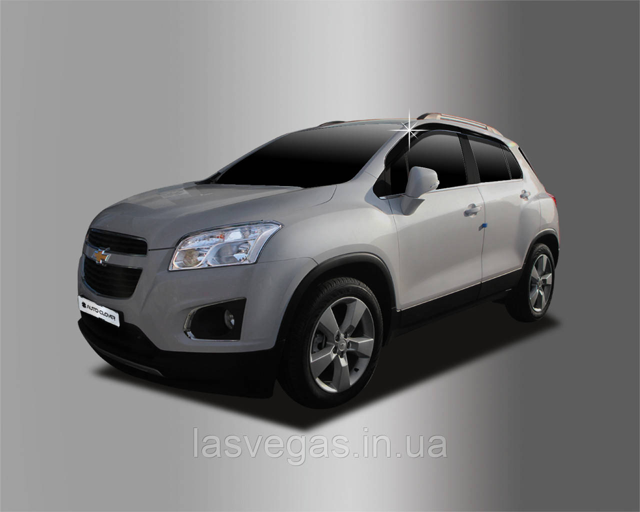 Дефлекторы окон (ветровики) Chevrolet Tracker Trax 2013-2022 Opel Mokka 2012-2020 (Autoclover/Южная Корея)