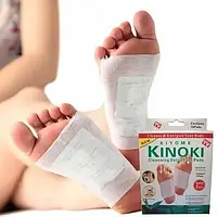Пластырь для ног Kiyome Kinoki для вывода токсинов и очищения организма 10 шт, детокс пластыри KINOKI для стоп