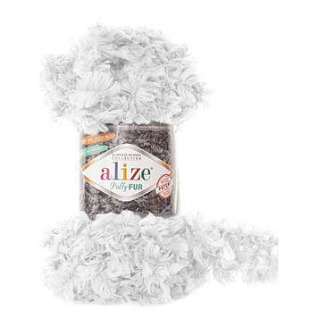 Alize Puffy Fur,колір Білий №6100