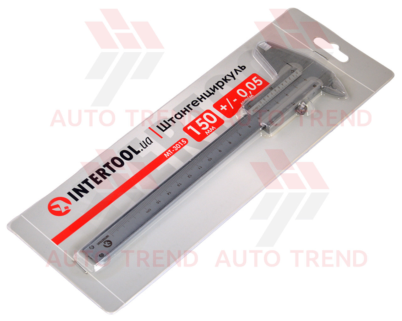 Штангенциркуль 150 мм, +/- 0,05 мм/м (у коробці/на блістері), з лінійкою глибиноміра, фото 1