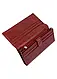 Жіночий шкіряний гаманець бордового кольору на магніті Marco Coverna, фото 7
