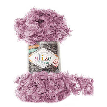 Alize Puffy Fur, колір Троянда №6103