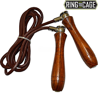 Утяжеленная кожаная скакалка RING TO CAGE RC85W2