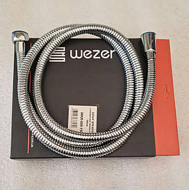 Шланг для душу довжина 1,50 метра з поворотною втулкою на 360° WEZER WKR-009-150