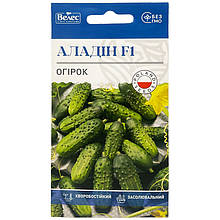 Насіння огірка середньораннього, польського "Аладін" F1 (0,5 г) від ТМ "Велес", Україна