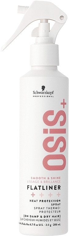 Термозахисний спрей для волосся Schwarzkopf Professional Osis+ Flatliner Heat Protection Spray, 200ml