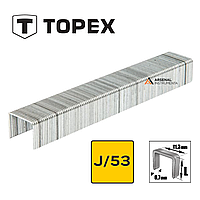 Скобы 10 мм х 11.3 мм 1000 шт. тип J/53 Topex 41E310