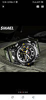 Спортивные мужские часы Smael 8040 Black-GREEN