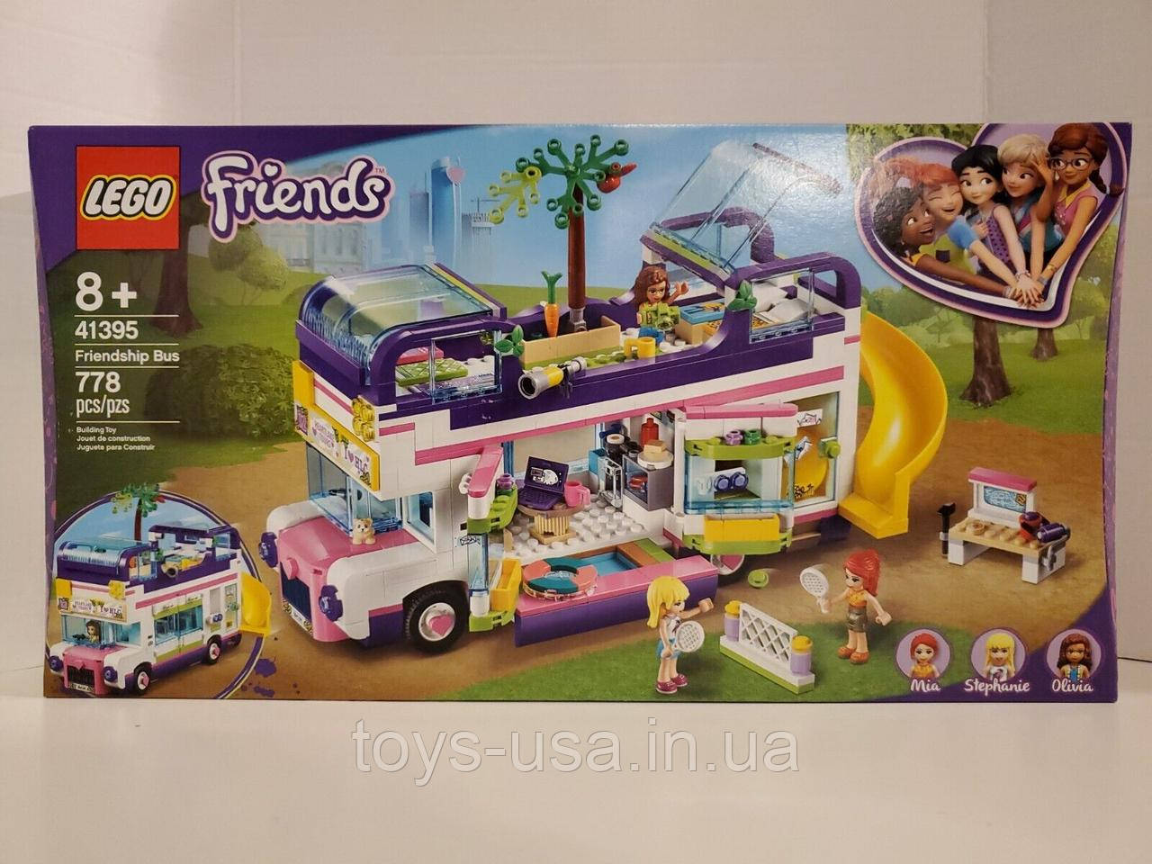 Лего Lego Friends Автобус для друзів 41395 Friendship Bus, фото 1