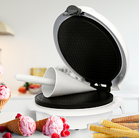 Конусна вафельниця Adler AD 3038 для ріжків з морозивом та трубочок