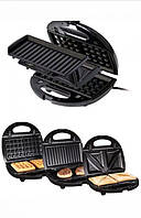 Вафельниця-бутербродниця гриль 3в1 Silver Crest SSMW-750