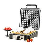 Вафельниця для бельгійських вафель Adler AD 3049 на 4 вафлі 1800Вт