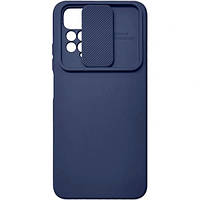 Чохол Soft Silicon CamShield Redmi Note 12 4G Blue