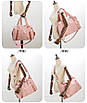 Спортивна Жіноча сумка Ручна поклажа Класичний  43х17х25 см Рожева, фото 7
