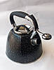 Чайник зі свистком на газ Edenberg EB-1981 чорний 3 л, фото 2