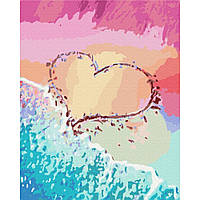 Картина по номерам "Любовь на побережье" 40*50см Brushme