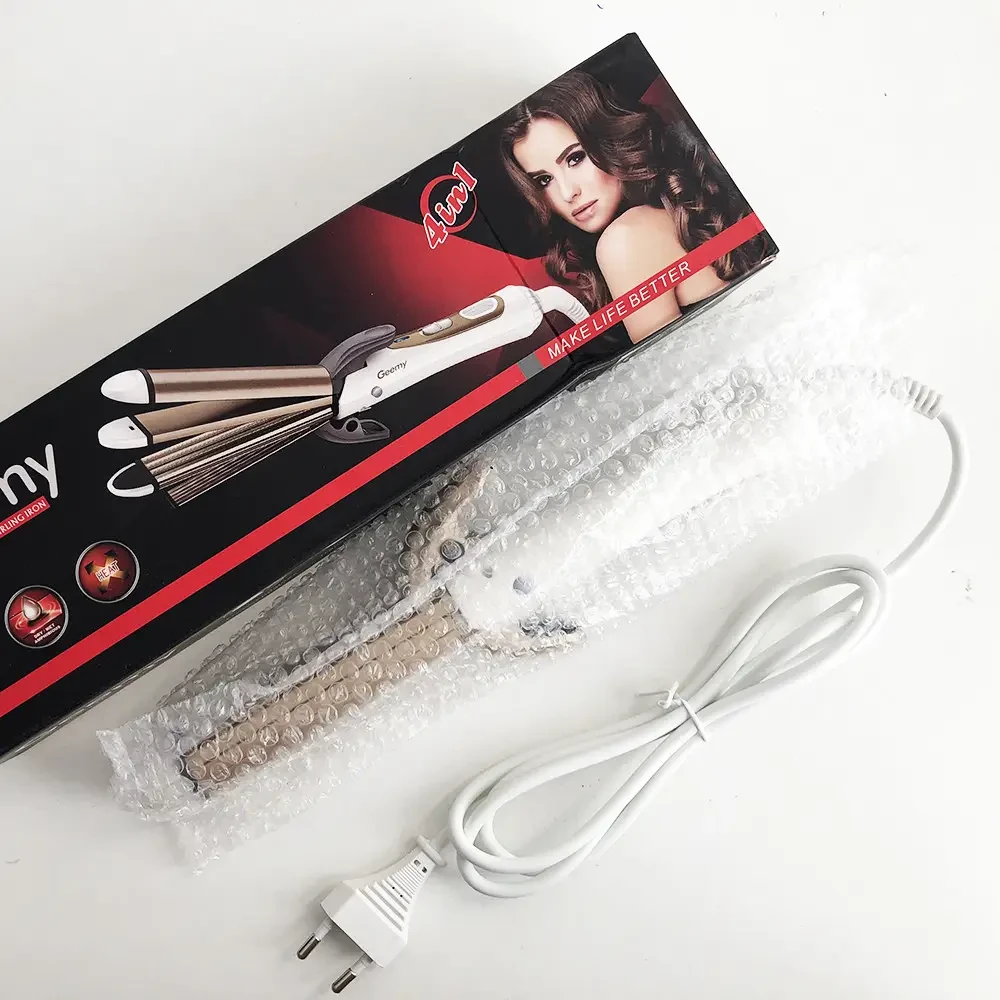 Випрямляч для волосся GEMEI GM-2962 PR-490 4в1 t200 SHS, фото 1