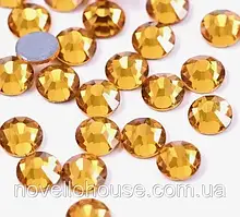 Стрази DMC Premium гарячої фіксації SS10, Color Topaz