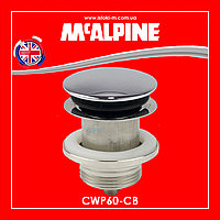 Слив для умывальника из латуни клик-клак 1 1/4" хром CWP60-CB McALPINE