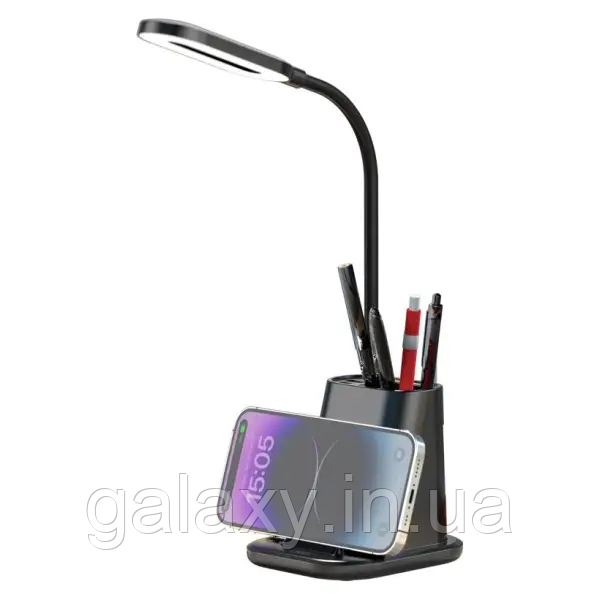 Лампа 3in1 XO з функцією бездротової зарядки смартфона WX032, фото 1