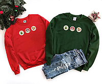 Свитшот Christmas Sweatshirt красный Дизайнерский парные толстовки для пар