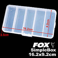 Коробка FOX SimpleBox B, 16.2*9.2*2.5cm, Clear