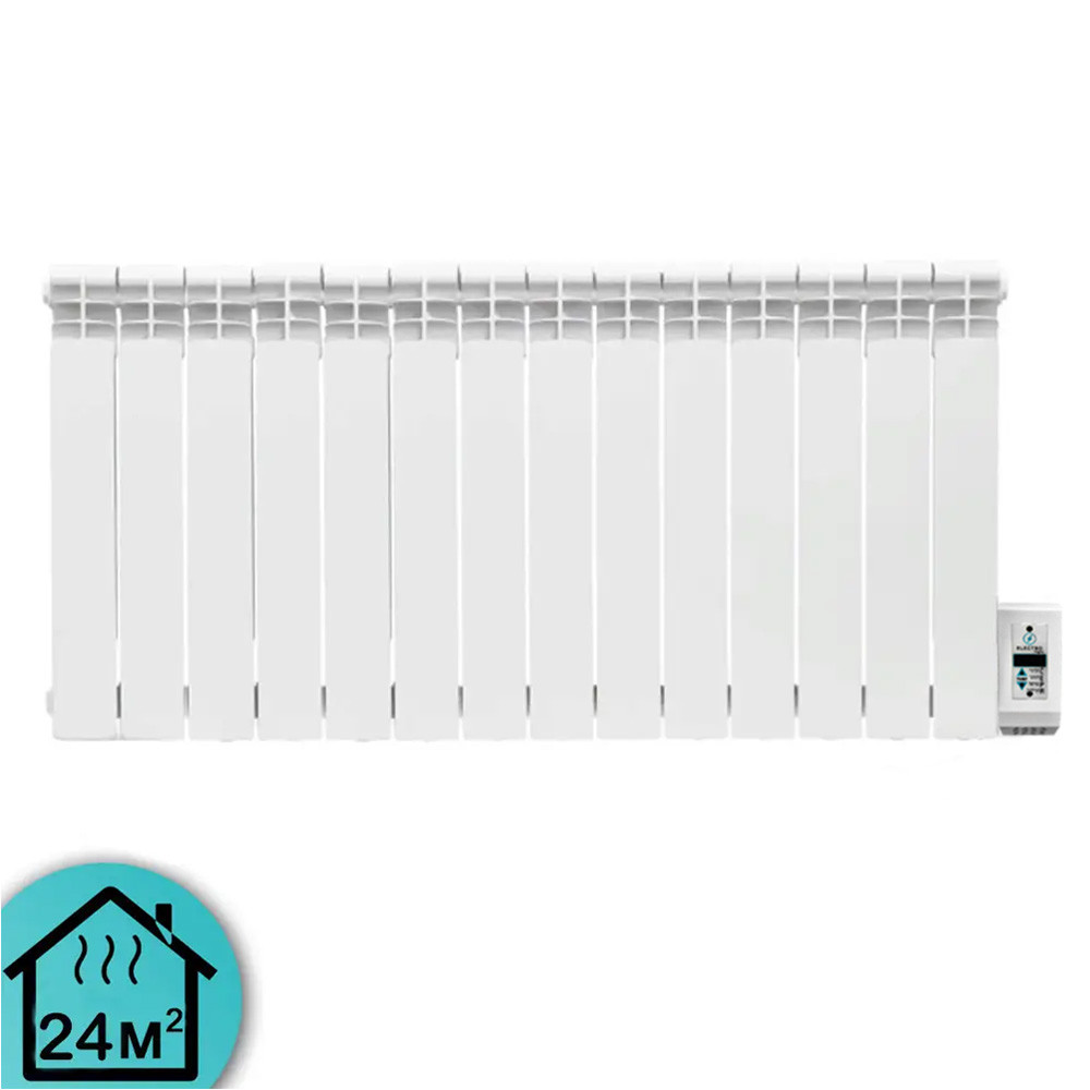 Електрорадіатор ELECTRO.14W, стандарт 500/96 (168Вт) Wi-Fi 1500Вт з настінними кріпленнями