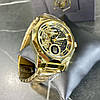 Годинник наручний кольору золота чоловічий механічний з автопідзаводом патріотичний годинник сталевий з гербом України, фото 4