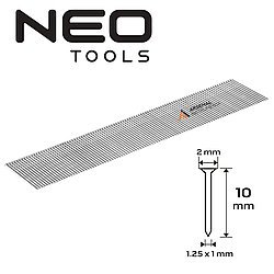 Цвяхи для пневматичного степлера 10 мм тип 300 (F) уп. 4000 шт. NEO 14-650