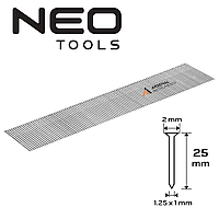 Гвозди планочные 25 мм тип 300 (F) уп. 4000 шт. NEO 14-653