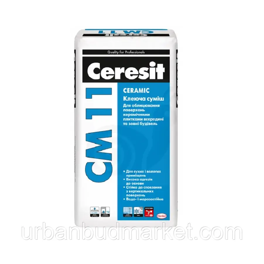 Клей Ceresit CM 11 Ceramic для плитки 25кг