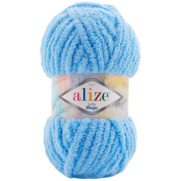 Alize Softy Mega, колір Блакитний №40