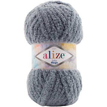 Alize Softy Mega, колір Сіре небо №119