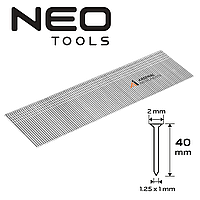 Гвозди планочные 40 мм тип 300 (F) уп. 4000 шт. NEO 14-656