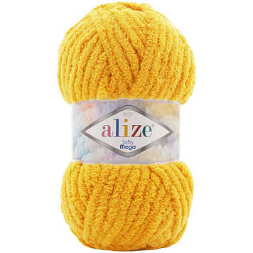 Alize Softy Mega, колір Жовтий №216