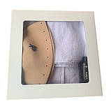 Подарунковий набір для лазні та сауни Premium класу хуст білий \ біж ( Husst ), фото 4