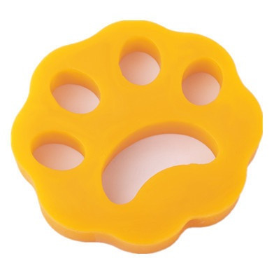 Силіконові лапки для прання та чищення від вовни, пуху, дрібного сміття. Щітки для одягу оранжеві товщина 1см, фото 1