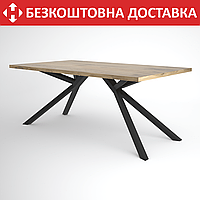 Подстолье двойное каркас для стола из металла 1860×750mm, H=725mm