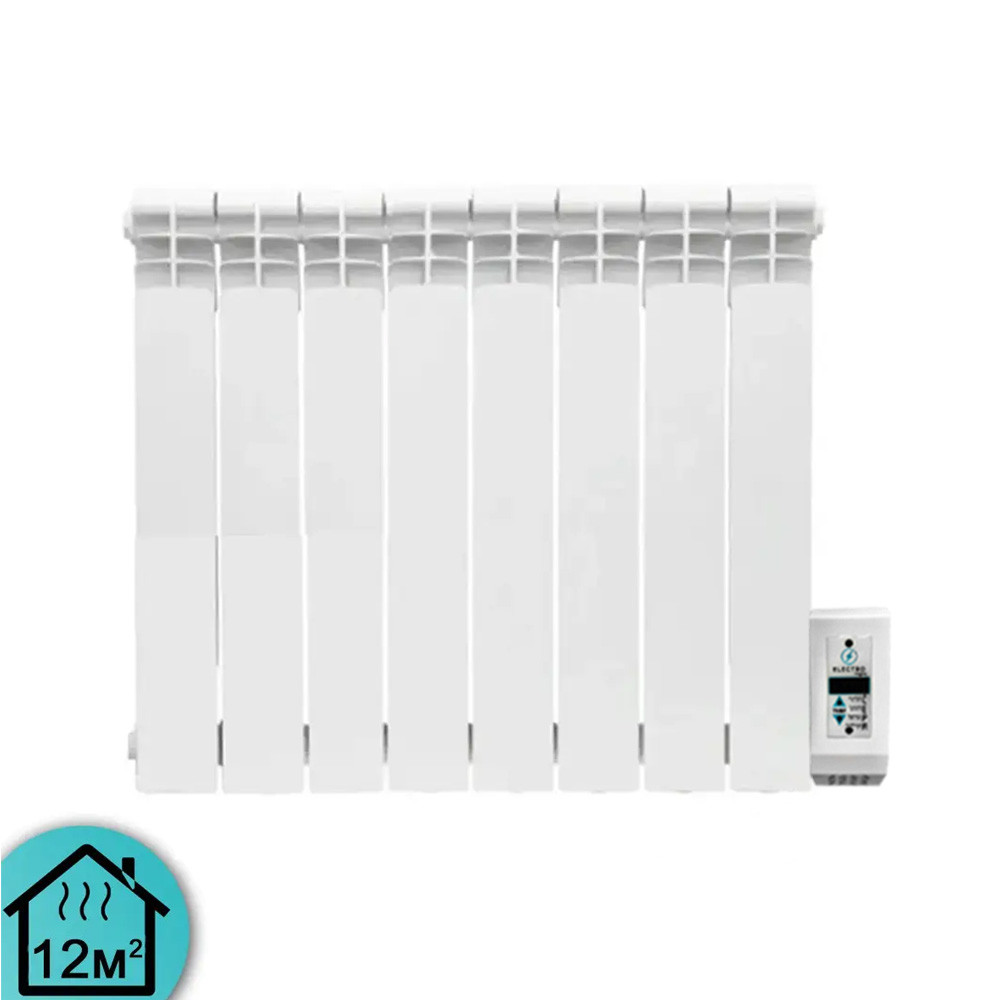 Електрорадіатор ELECTRO.8W, стандарт 500/96 (168Вт) Wi-Fi 910Вт з настінними кріпленнями