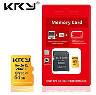 Флеш память microSD 64GB KRY