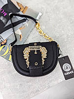 Жіноча сумка  Jeans Couture клатч Версаче чорний