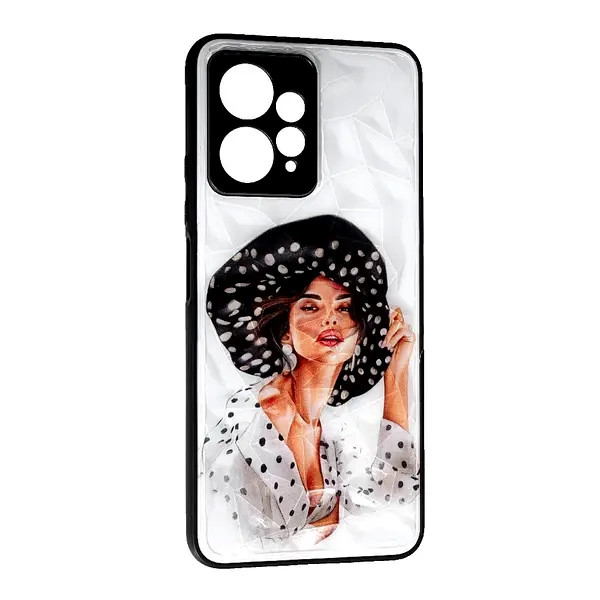Чохол Glass Prisma Redmi Note 12 Girl in a hat