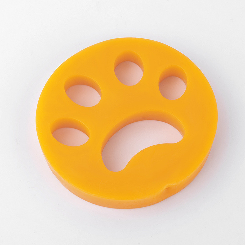 Силіконові Лапки для видалення вовни, волосся або пилу під час прання оранжеві товщиною 10мм 29118, фото 1