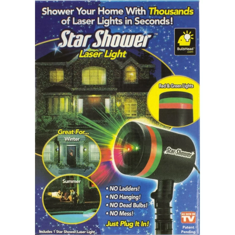 Проєктор вуличний STAR SHOWER LAZER LIGHT 5976